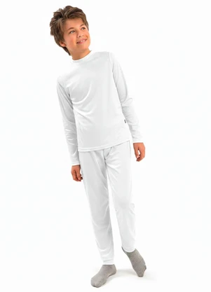 Ddk - Calça Térmica com Punho Branco - DDK