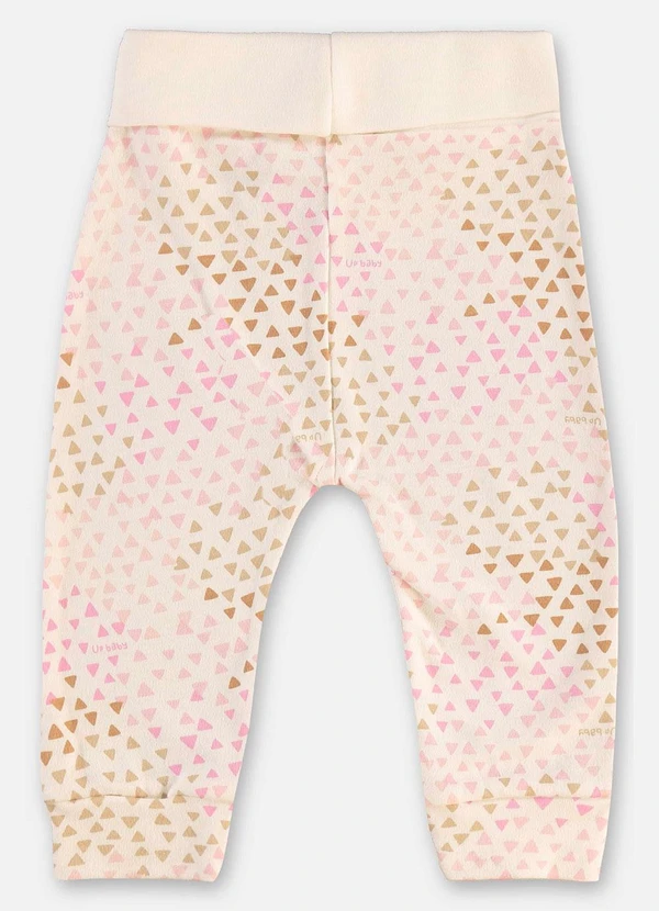 Up Baby - Calça Unissex Bebê Suedine Bege 3