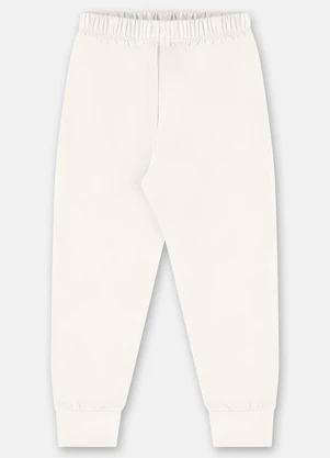 Up Baby - Calça Unissex Malha Térmica Bege - UP BABY