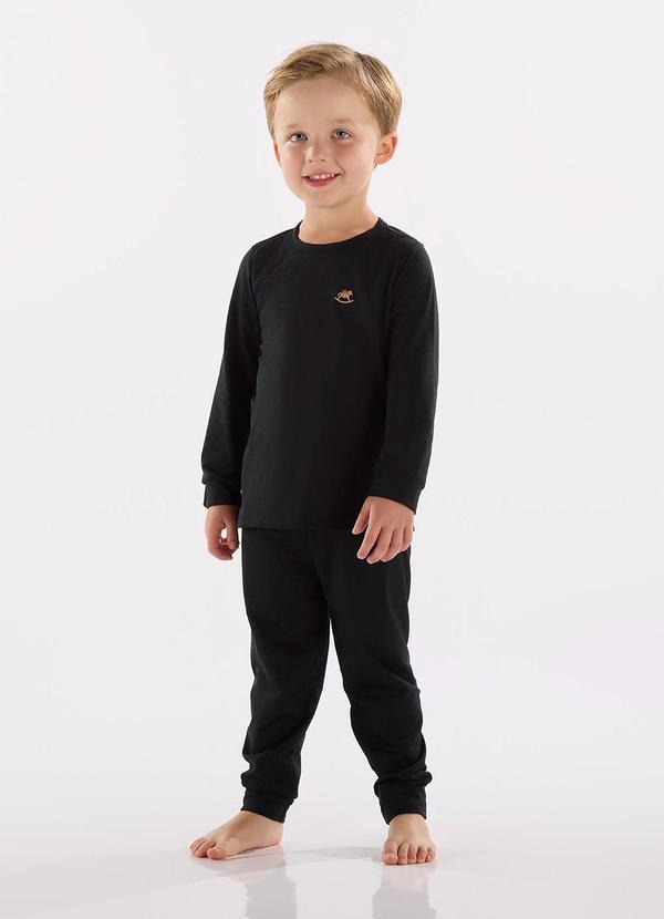 Up Baby - Calça Unissex Malha Térmica Preto