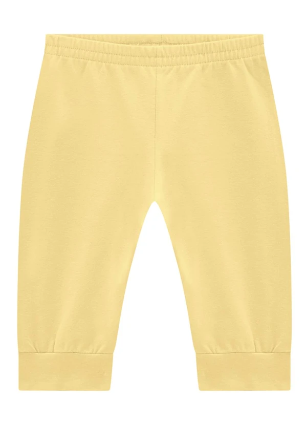 Brandili Baby - Kit 2 Calças Jogger Bebê Unissex Amarelo