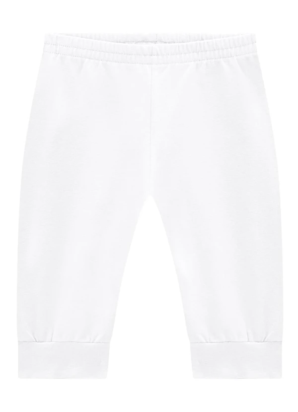 Brandili Baby - Kit 2 Calças Jogger Bebê Unissex Branco