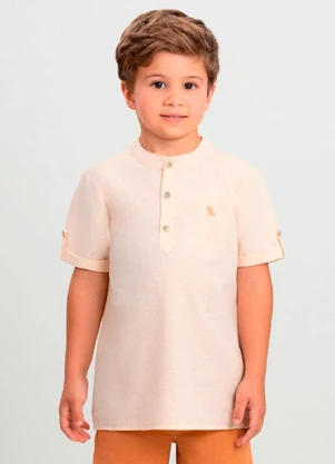 Bata Infantil Texturizada Menino Quimby Branco - QUIMBY