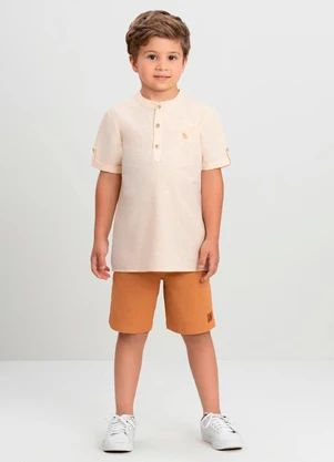 Bata Infantil Texturizada Menino Quimby Branco - QUIMBY