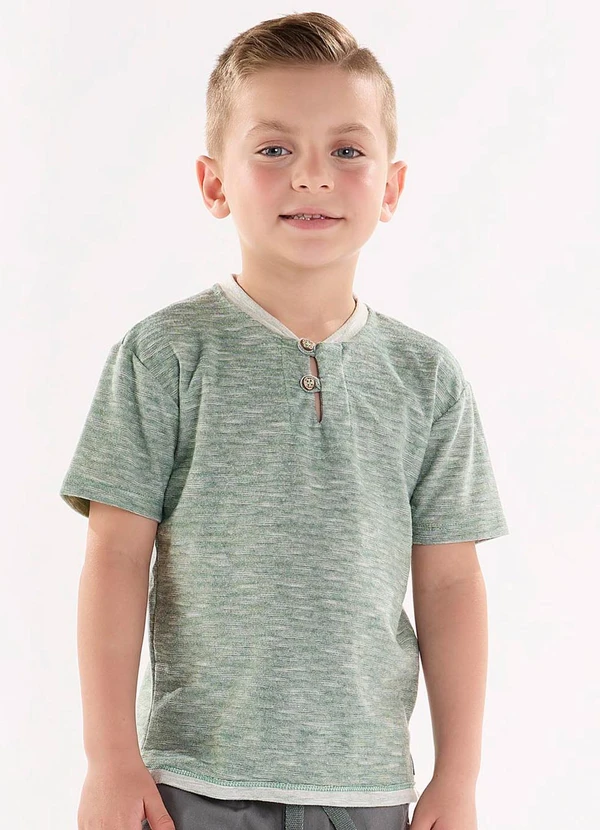 Up Baby - Bata para Menino em Malha Flamê Verde