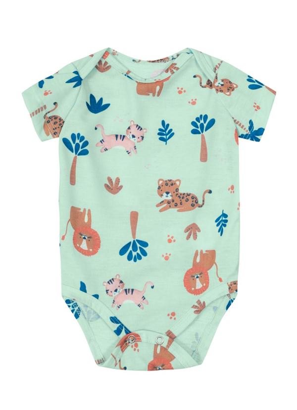 Brandili Baby - Body Bebê Menino de Cotton  Baby Verde