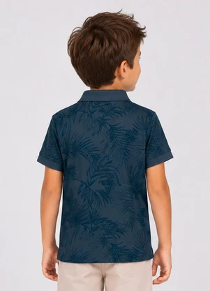 Trick Nick - Camila Polo Infantil em Cotton Azul - TRICK NICK