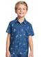 Quimby - Camisa Infantil para Menino Marrom - variação: Azul