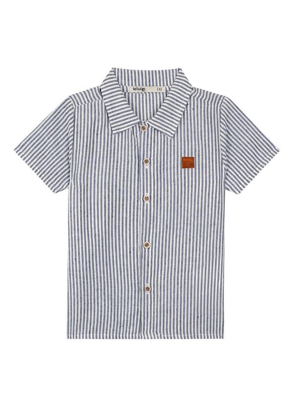 Ioluig - Camisa em Tecido Eco Bosque Azul 1