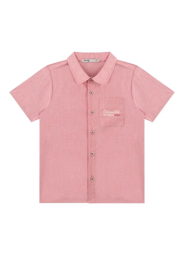 Ioluig - Camisa em Tricoline Fil a Fil Firense Vermelho 3