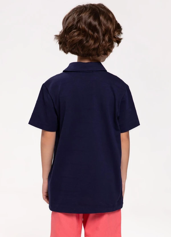 Trick Nick - Camisa Infantil com Botões Azul 2