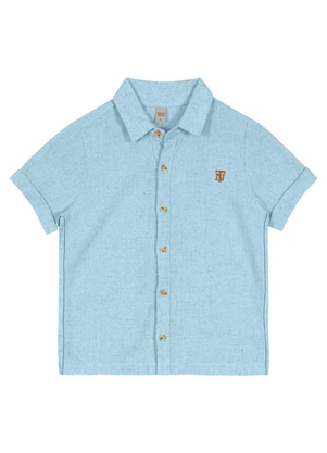 Trick Nick - Camisa Infantil com Botões Azul - TRICK NICK