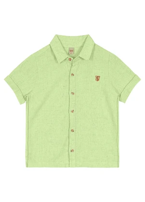 Trick Nick - Camisa Infantil com Botões Verde - TRICK NICK