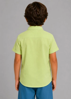 Trick Nick - Camisa Infantil com Botões Verde - TRICK NICK