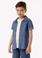 Trick Nick - Camisa Infantil de Botão Azul - variação: Azul