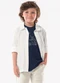 Trick Nick - Camisa Infantil Manga Longa Masculina Bege - variação: Bege
