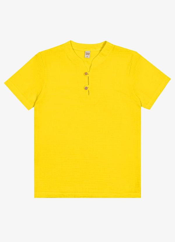 Trick Nick - Camisa Infantil Menino Amarelo