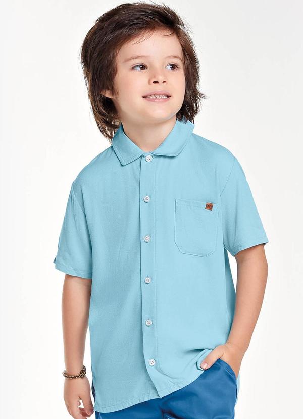 Trick Nick - Camisa Infantil Menino Azul