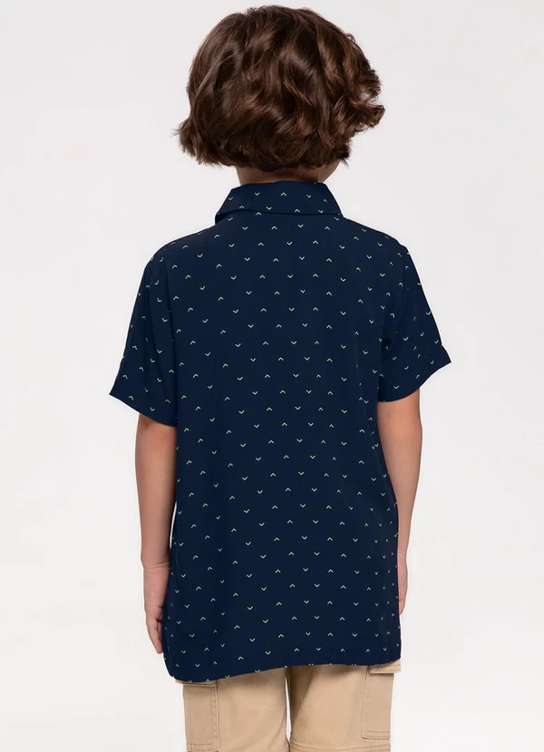 Trick Nick - Camisa Infantil Masculina Azul 2