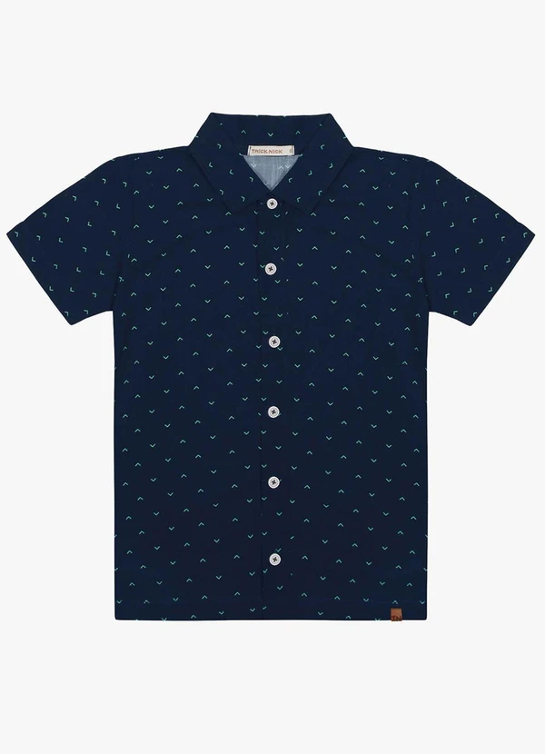 Trick Nick - Camisa Infantil Masculina Azul 5
