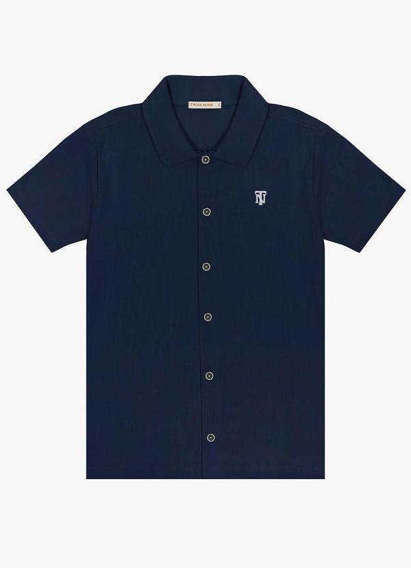 Trick Nick - Camisa Infantil Masculina Azul