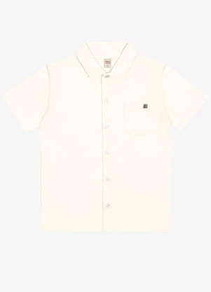 Trick Nick - Camisa Infantil Menino Bege - TRICK NICK