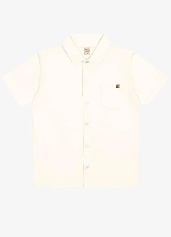 Trick Nick - Camisa Infantil Menino Bege