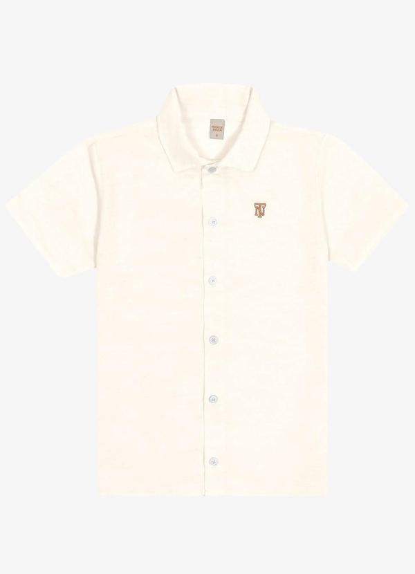 Trick Nick - Camisa Infantil Menino Bege