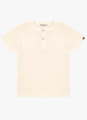 Trick Nick - Camisa Infantil Masculina Bege - TRICK NICK