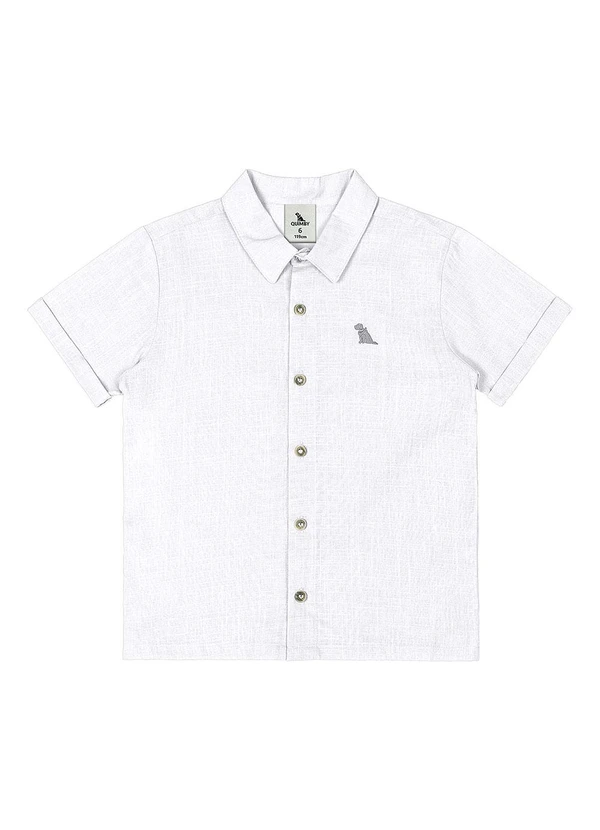 Quimby - Camisa Infantil Masculina Cotton Branco 3