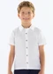Quimby - Camisa Infantil Masculina Cotton Azul - variação: Branco