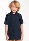 Trick Nick - Camisa Infantil Menino em Viscose Bege - variação: Azul