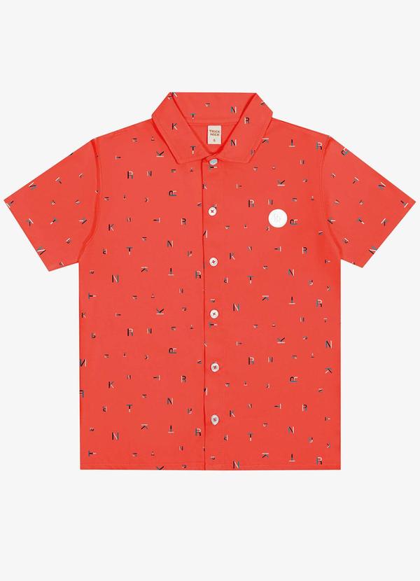 Trick Nick - Camisa Infantil Menino Laranja