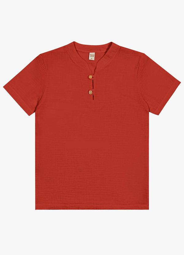 Trick Nick - Camisa Infantil Menino Laranja