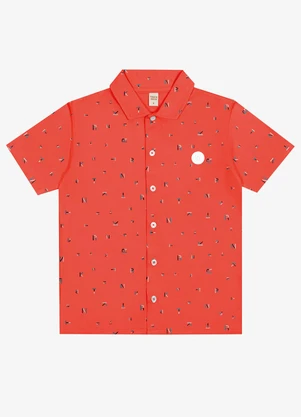 Trick Nick - Camisa Infantil Masculina Laranja - TRICK NICK