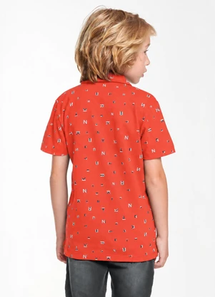 Trick Nick - Camisa Infantil Masculina Laranja - TRICK NICK