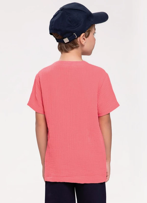 Trick Nick - Camisa Infantil Masculina Rosa 2