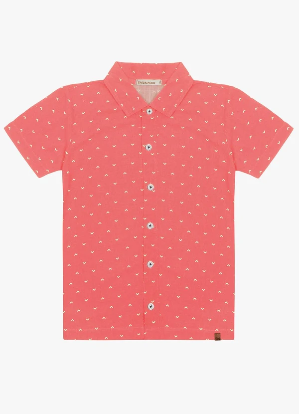 Trick Nick - Camisa Infantil Masculina Rosa