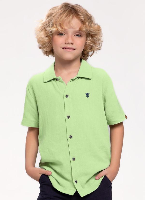 Trick Nick - Camisa Infantil Masculina Verde