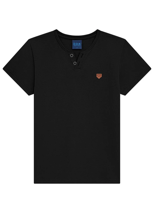 Ddk - Camisa Infantil Menino Preto