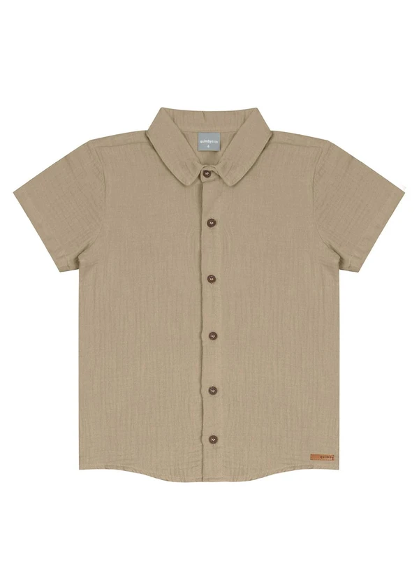 Quimby - Camisa Infantil para Menino Marrom 3