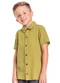Quimby - Camisa Infantil para Menino Marrom - variação: Verde