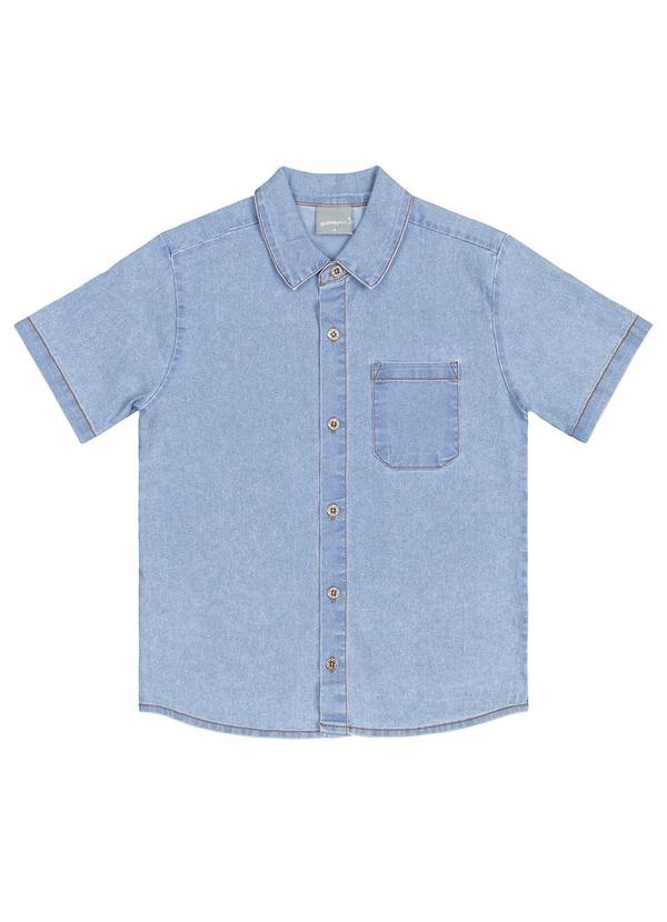 Quimby - Camisa Jeans Infantil para Menino Azul 4