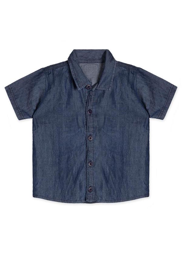 Marisol - Camisa Jeans Masculina Azul