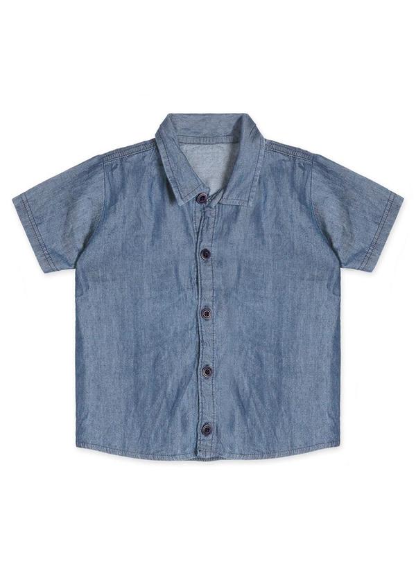 Marisol - Camisa Jeans Masculina Azul