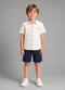 Trick Nick - Camisa Juvenil Viscose Dobby Bege - variação: Branco