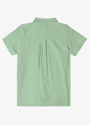 Camisa Juvenil Viscose Dobby Trick Nick (Verde) - TRICK NICK