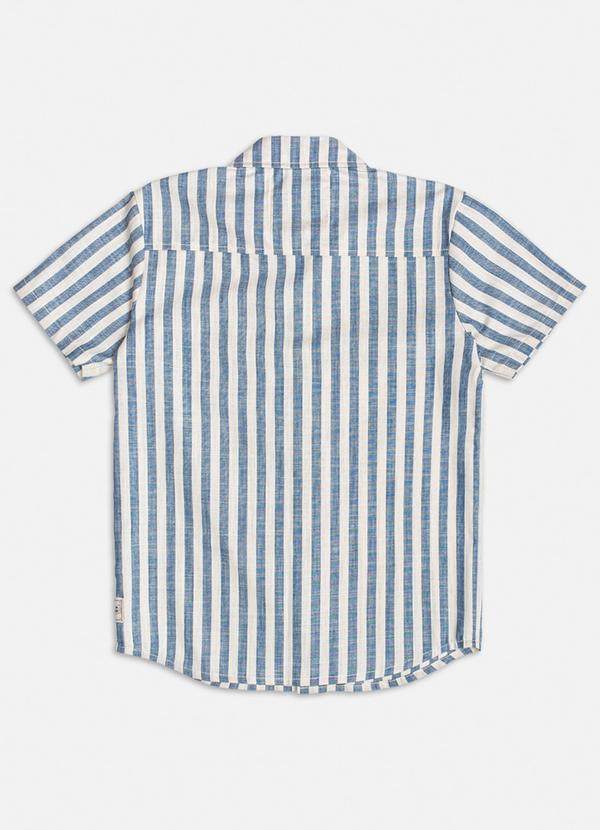 Youccie - Camisa Listrada Azul 2