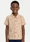 Elian - Camisa Manga Curta Infantil Menino Tropical Bege - variação: Bege