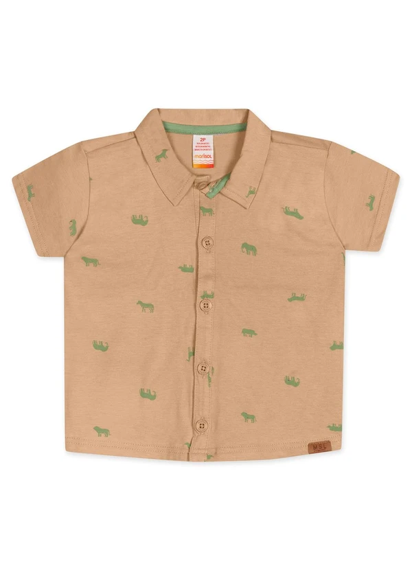 Marisol - Camisa Manga Curta Infantil Nude